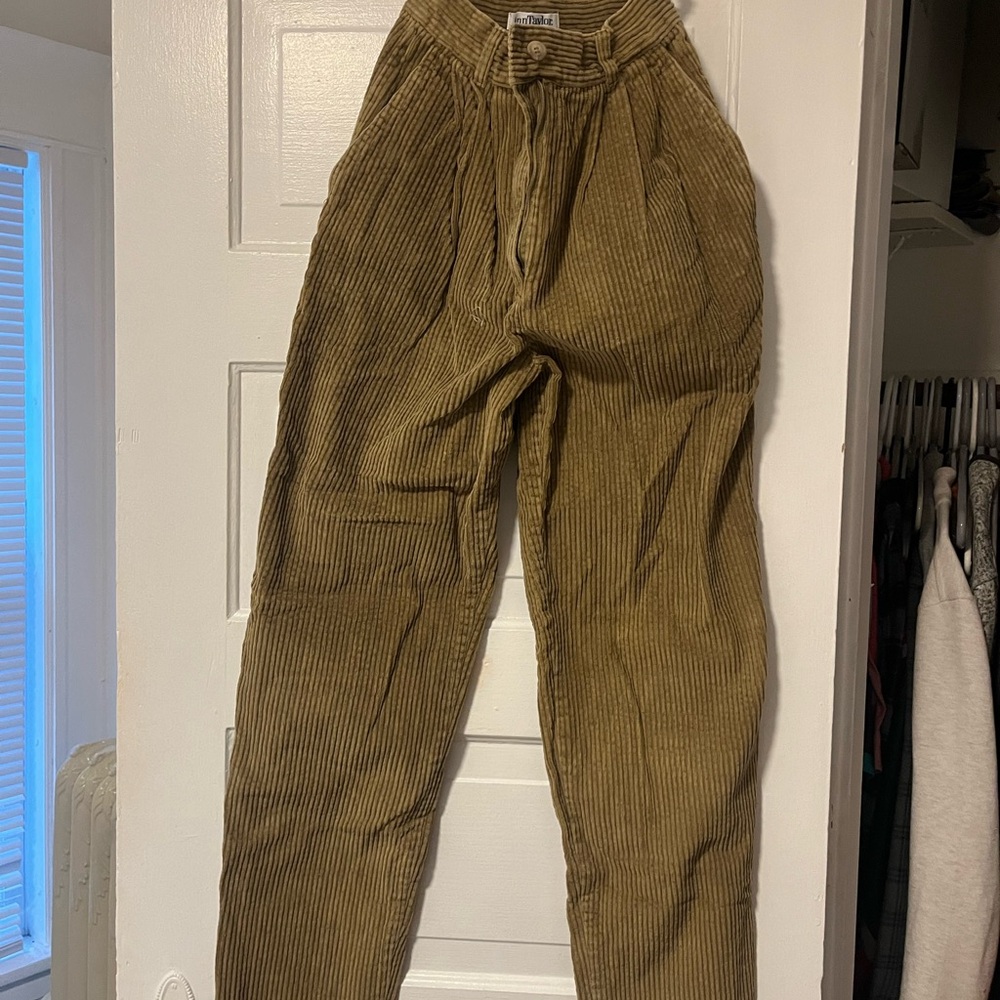 Vintage Ann Taylor 100% Cotton Textured Pants